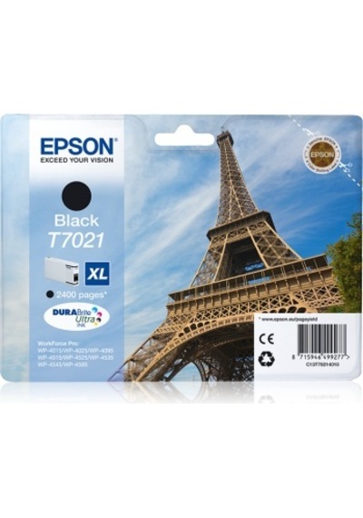 EPSON C13T70214010 SIYAH KARTUS WP-4015DN, WP-4025DW,WP-4515 45,2 ML-XL