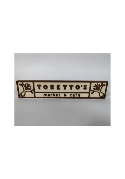 Torettos Market Yazılı Dekor