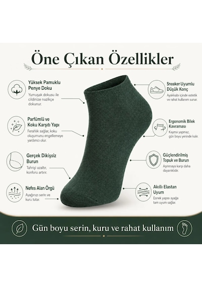 Womanandkids Wak Erkek Pamuklu Patik Çorap 5 Li Paket 39-44 Dikişsiz Burun, Koku Karşıtı, Nefes Alan Kısa Konç Çok Renkli 5'li Womanandkids Wak Erkek Pamuklu Patik Çorap 5 Li Paket 39-44 Dikişsiz Burun, Koku Karşıtı, Nefes Alan Kısa Konç Çok Renkli 5'li