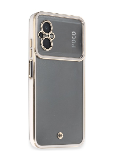 Poco M5 Kılıf Liva Lens Silikon - Beyaz Bzsxx00 1