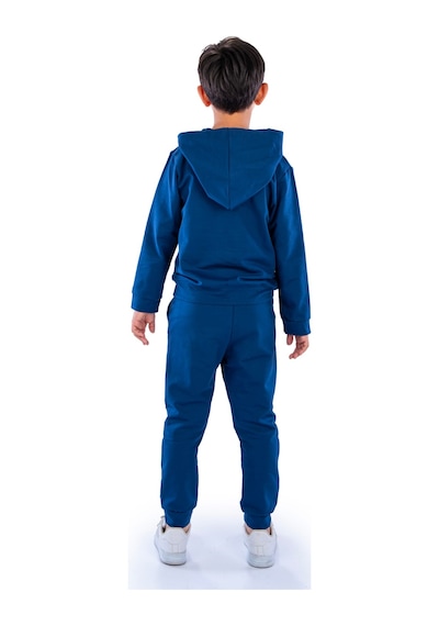 Mnk Baby & Kids Team Kanguru Cepli Kapüşonlu Çocuk Eşofman Mnk10074 Indigo
