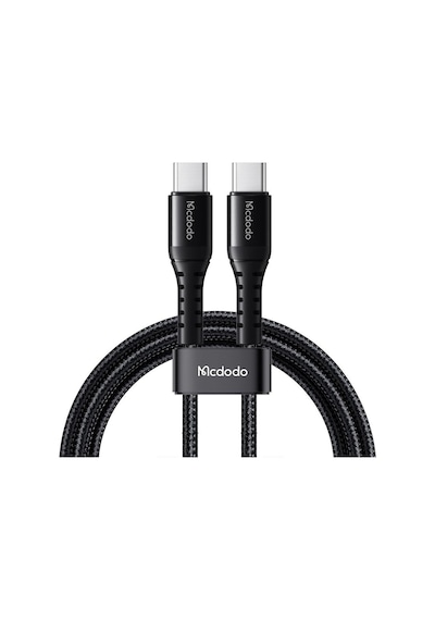 Mcdodo Ca-5641 6w 1 M Usb-c To Usb-c To Bending Reinforced Cable Black