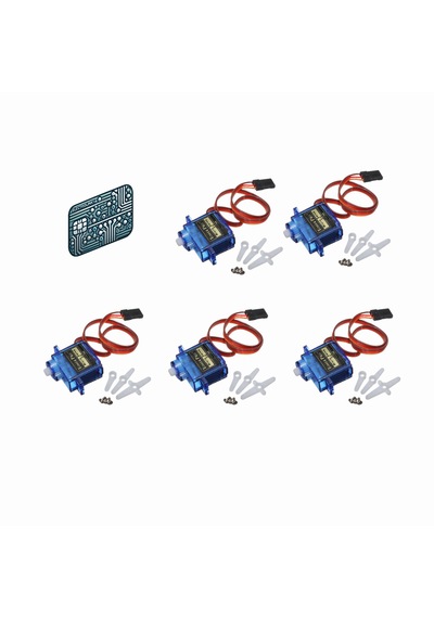 5 Adet- Sg90 Rc Mini Servo Motor 180 C