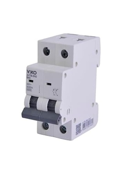 4vtb-2b40 Otomatik Sigorta 4,5ka B Tipi 2 Kutup 40a