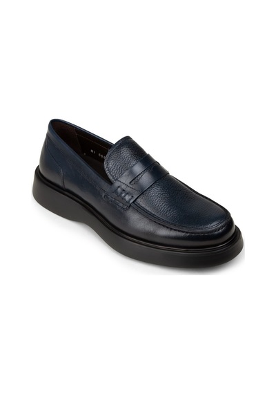 Deery Erkek Hakiki Deri Lacivert Loafer - F6683mlcvp01 Lacivert
