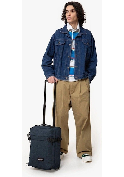Eastpak 2 Tekerlekli Valiz, Bavul, Sırt Çantası Strapson Xxs Triple Denim-8566 Lacivert