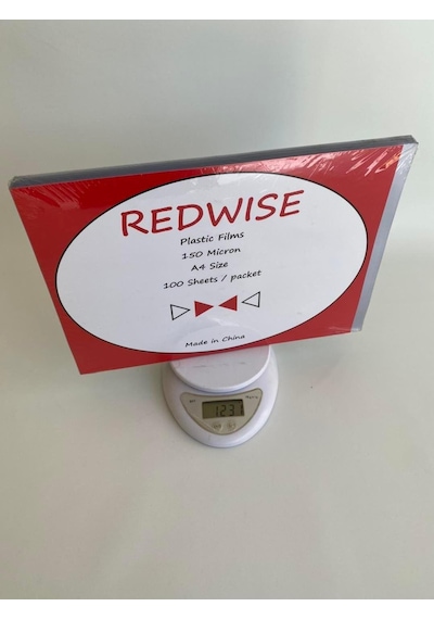 Redwise A4 Şeffaf Cilt Kapağı 150 Micron 100'lü Paket - Asetat Kağıdı