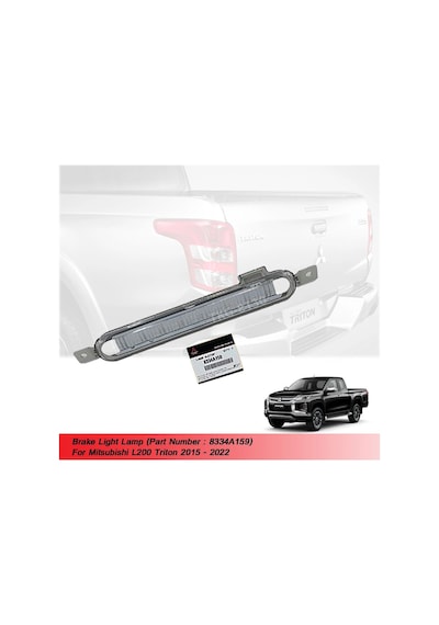 Mitsubishi L200 2015-2018 Reflektör Bagaj Kapağı Ledli Oem No: 8334a159