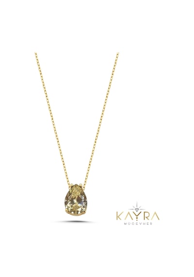 Topaz Altın Kolye Akm179