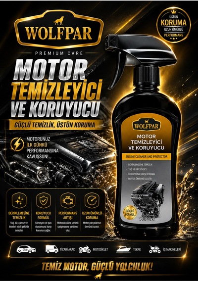Motor Temizleyici Ve Koruyucu