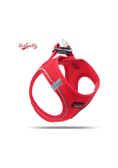 Tailpetz Air-Mesh Harness Köpek Göğüs Tasması Kırmızı Xl