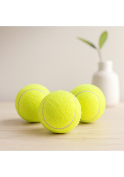 3'lü Tenis Kort Topu - Poşetli Kartela Ambalaj