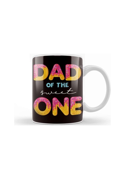 Dad Of The Sweet One Baby Son Daughter Father Daddy Papa Kupa Bardak Porselen Karışık