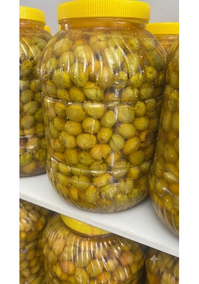 Unify Brand El Yapımı Doğal Yeşil Zeytin Salamura - 3.5 Kg Net