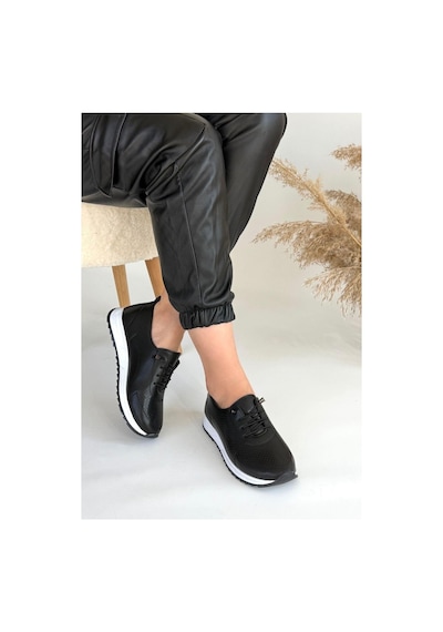 Mcaserıng Nokta Ortobetik Kadın Bacıklı Detaylı Ciltli Anne / Kız Günlük Sneaker Ayakkabı Babet Siyah-lazer Mcaserıng Nokta Ortobetik Kadın Bacıklı Detaylı Ciltli Anne / Kız Günlük Sneaker Ayakkabı Babet Siyah-lazer