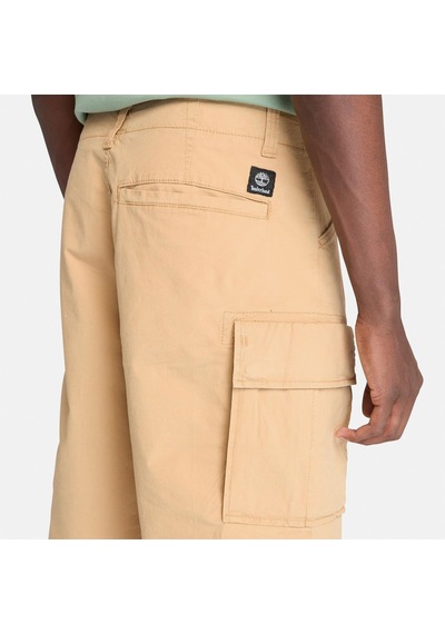 Timberland Brookline Poplin Cargo Erkek Krem Şort Tb0a5tzqeh31 Sari