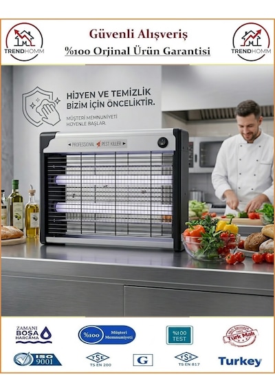 Trendhomm Sinek Öldürücü Cihaz - 2x10 - Balastlı - Etki Alanı 20m²