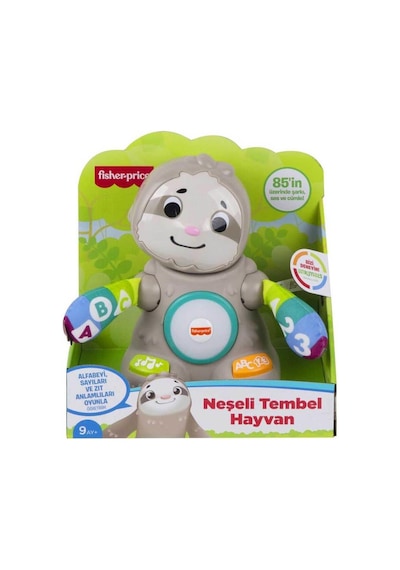 Fisher-Price Linkimals Neşeli Tembel Hayvan Türkçe Ghy93