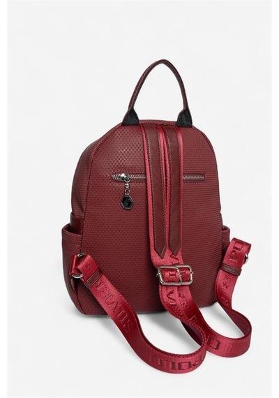 Silver Polo Sp906 Kadın Sırt Çantası Petek Bordo-bordo