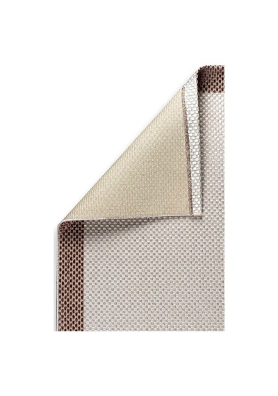 Natura Sisal Hasır Görünümlü Çerçeveli Oval Halı Ntr03 Kahve-krem