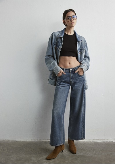 Mavi - Siena Iconic Puslu Indigo Mavisi Jean Pantolon 1010763-88582 Mavi
