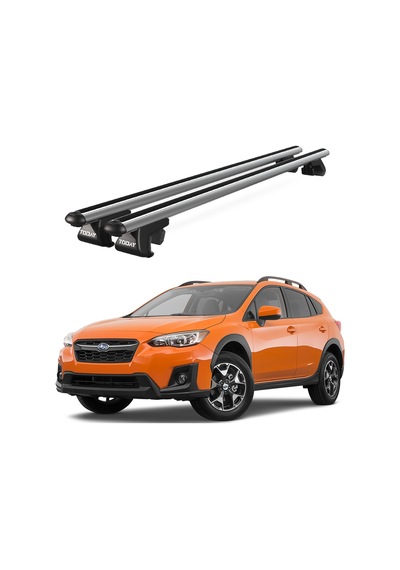 Venüs Subaru Xv 2016 Ve Sonrası Uyumlu Gri Ara Atkı Port Bagaj Tavan Barı