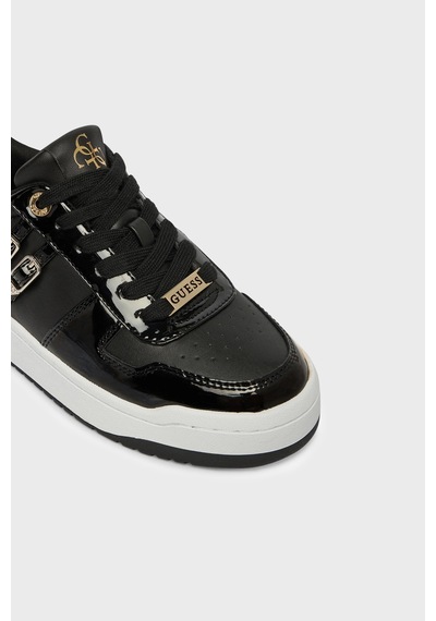 Guess Maggnet Logolu Sneaker Ayakkabı Flfmagele12 Kadın Ayakkabı Flfmag Ele12 Black Siyah