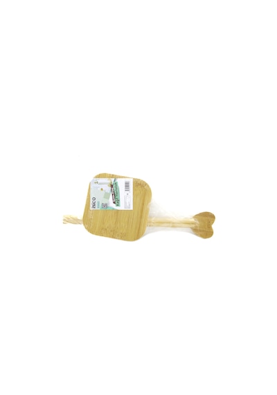 Kare Altlık 12x12cm Ahşap Bambu Kağıt Havluluk Başlı Sap 28.5cm 2 0