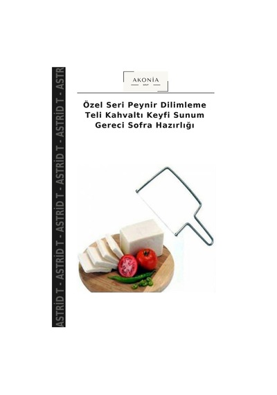 Özel Seri Peynir Dilimleme Teli Kahvaltı Keyfi Sunum Gereci Sofra Hazırlığı Çok Renkli