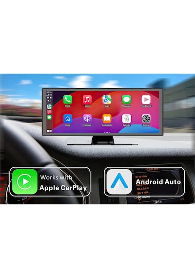 Yeni Tasarım Kablosuz Ekranlı Hassas Dokunmatik Carplay Android Auto Uyumlu 4k 10.2 Inç Çift Kameralı Araç Multimedya Ekranı 10.2" Yeni Tasarım Kablosuz Ekranlı Hassas Dokunmatik Carplay Android Auto Uyumlu 4k 10.2 Inç Çift Kameralı Araç Multimedya Ekranı 10.2"
