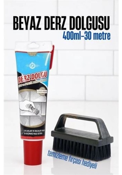 Beyaz Derz Dolgu Macunu Fayans Arası Temizlik Ve Yenileme Çözümü 30 Metre 721594
