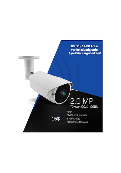 2.0 Megapiksel Süper Görüntü sine Sahip Kamera