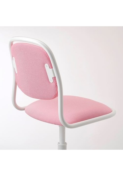 Ikea Örfjäll Çocuk Çalışma Sandalyesi, Beyaz-vissle Pembe