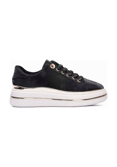 Mubiano Kadın Sneaker Kadife Desenli Gold Detaylı Kalın Tabanlı Spor Ayakkabı Lilium Siyah Siyah Mubiano Kadın Sneaker Kadife Desenli Gold Detaylı Kalın Tabanlı Spor Ayakkabı Lilium Siyah Siyah