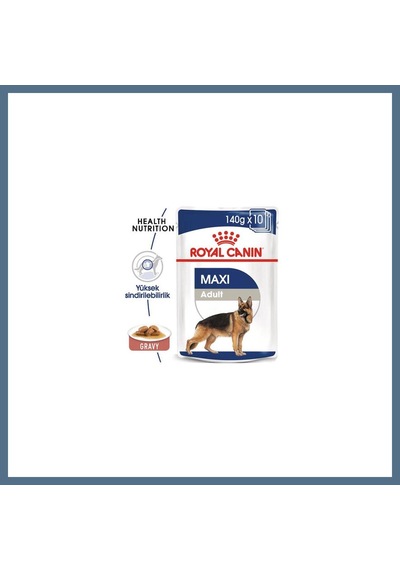 Buradabulabilirsin Maxi Adult Gravy Yetişkin Köpek Konservesi 10 Adet 140 Gr Bbz