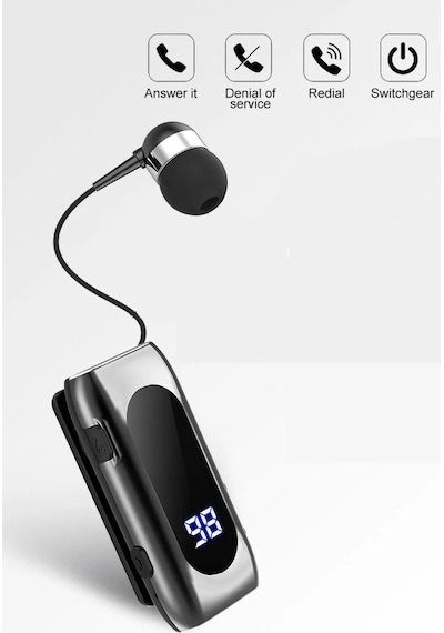 Dunspin DS-F210 Led Ekranlı Makaralı Bluetooth Kulaklık