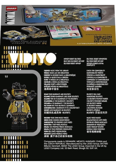 LEGO® Vıdıyo 43107 Hiphop Robot Beatbox Yapım Seti 73 Parça