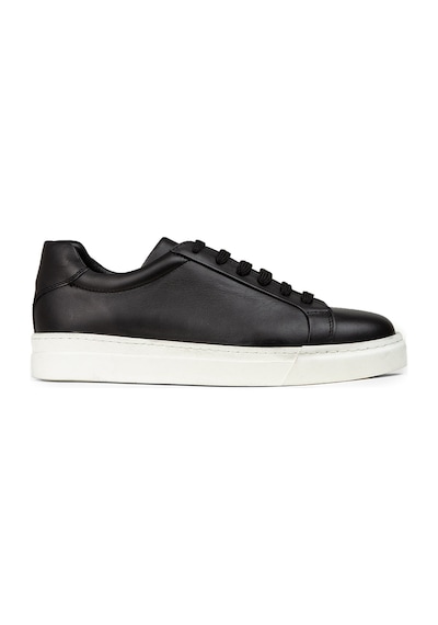 Deery Erkek Hakiki Deri Siyah Sneaker Ayakkabı - 02018msyhc02 Siyah