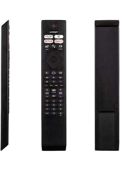 Huayu Philips Uyumlu Ph-v4 Netflix-rakuten Tv-prime Video Tuşlu Ses Komutlu Lcd Led Tv Kumanda