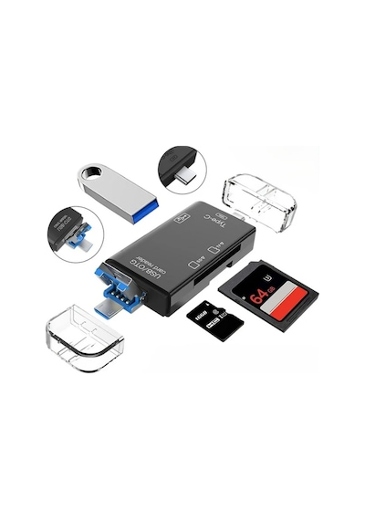 Zr826 Atud-05 6 İn 1 Otg Card Reader Evimdeyokyok