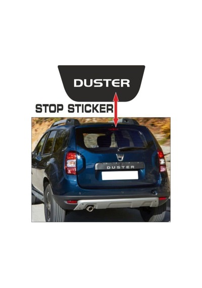 One Vıp Sale Dacia Duster İçin Uyumlu Aksesuar Stop Sticker