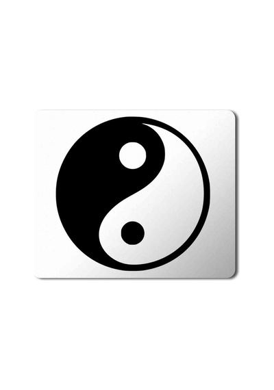 Ying Yang Baskılı Mousepad Mouse Pad