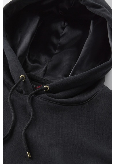 Nike Jordan Flight Fleece Oversize Pullover Hoodie Kadın Oversize Kapüşonlu Sweatshirt Siyah Siyah