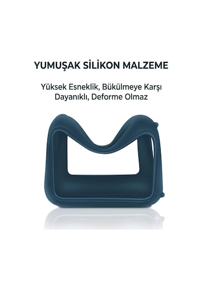 Jbl Go 4 Uyumlu Koruyucu Silikon Kılıf - Darbe Emici, Yıkanabilir, Toz Geçirmez Hoparlör Kılıfı Mavi