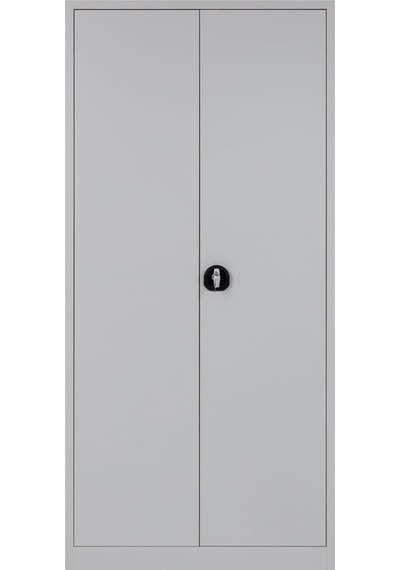 Metal Dosya Dolabı, Tam Montajlı, 195x92x42cm, Kilitlenebilir Dolap, 5 Bölmeli, Çok Amaçlı Dolap Gri