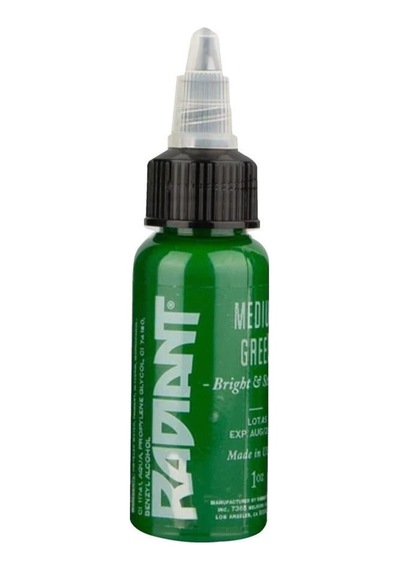 Medium Green - Radiant Tattoo Dövme Boyası - 1oz/30ml