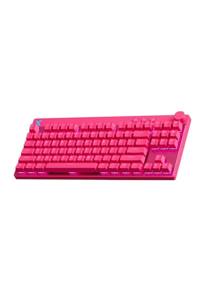 Mix 87 Rose Red %80 Apollo Manyetik Switch 8k Hz He Rgb Hotswap Mekanik Gaming Klavye