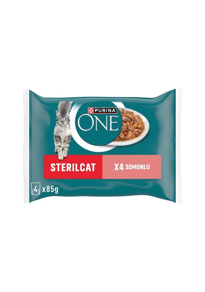 Purina One Steril Somon Kısırlaştırılmış Yaş Kedi Maması 4 X 85 G - 6 Adet Tarı