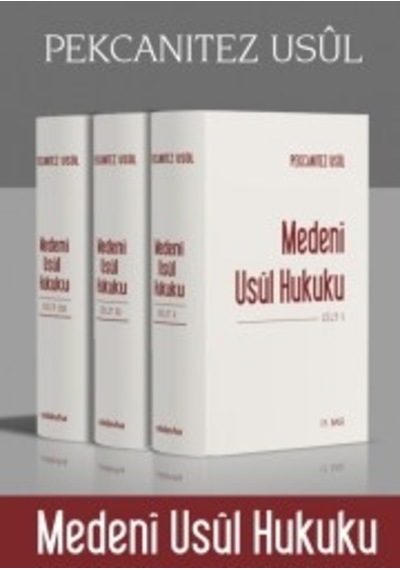 Pekcanıtez Usül-Medeni Usül Hukuku-3 Cilt Takım- On İki Levha Yayıncılık