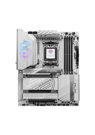Msı Mpg X870e Edge Tı Wıfı7 Ddr5 Hdmı-dp Typec Pcıe 5.0 Am5 Atx Beyaz-218958
